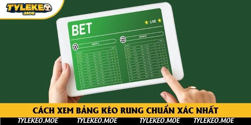 Cách xem bảng kèo rung chuẩn xác nhất